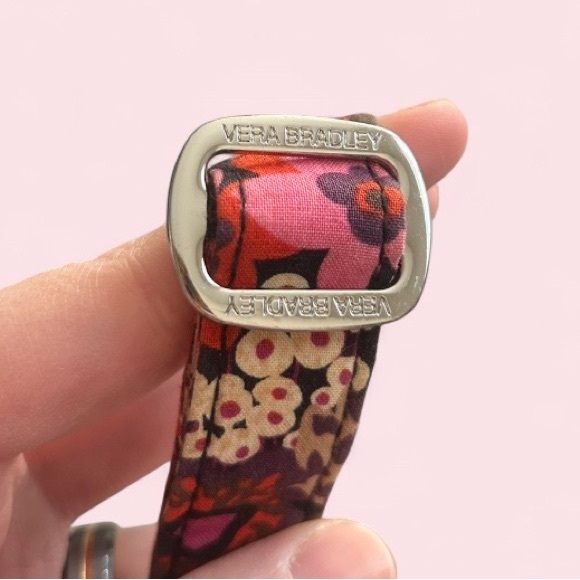 Vera Bradley Quilted Floral Crossbody Bag w/ Adjustable Strap – Pink/Multi - Picture 5 of 7